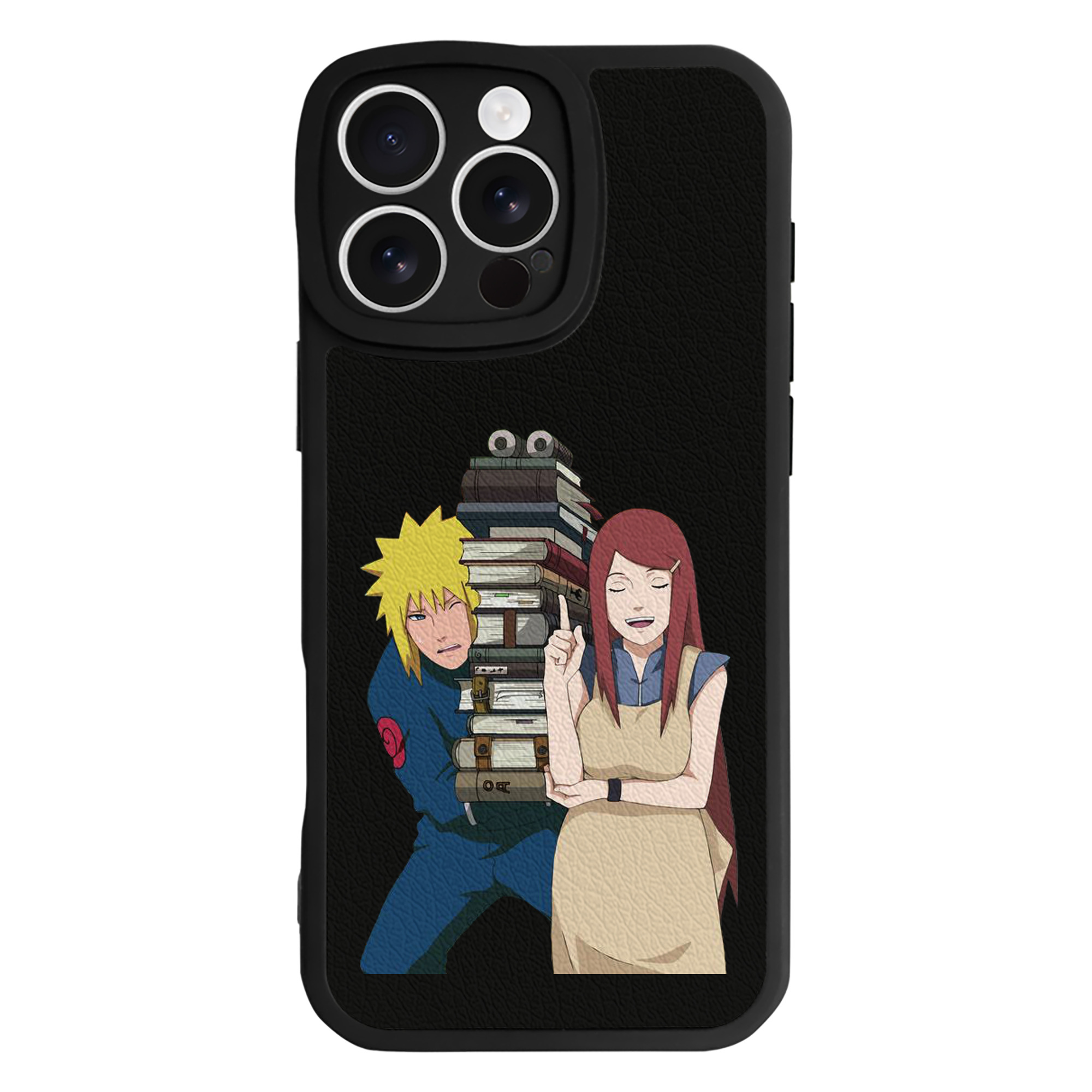 （画像用） NARUTO -ナルト- 波風 ミナト Namikaze Minato 【iPhone 16シリーズ対応】シリコンスマホケース（レザー調） 材質：シリコン